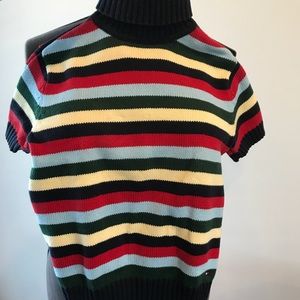 Tommy Hilfiger short sleeve turtleneck sweater